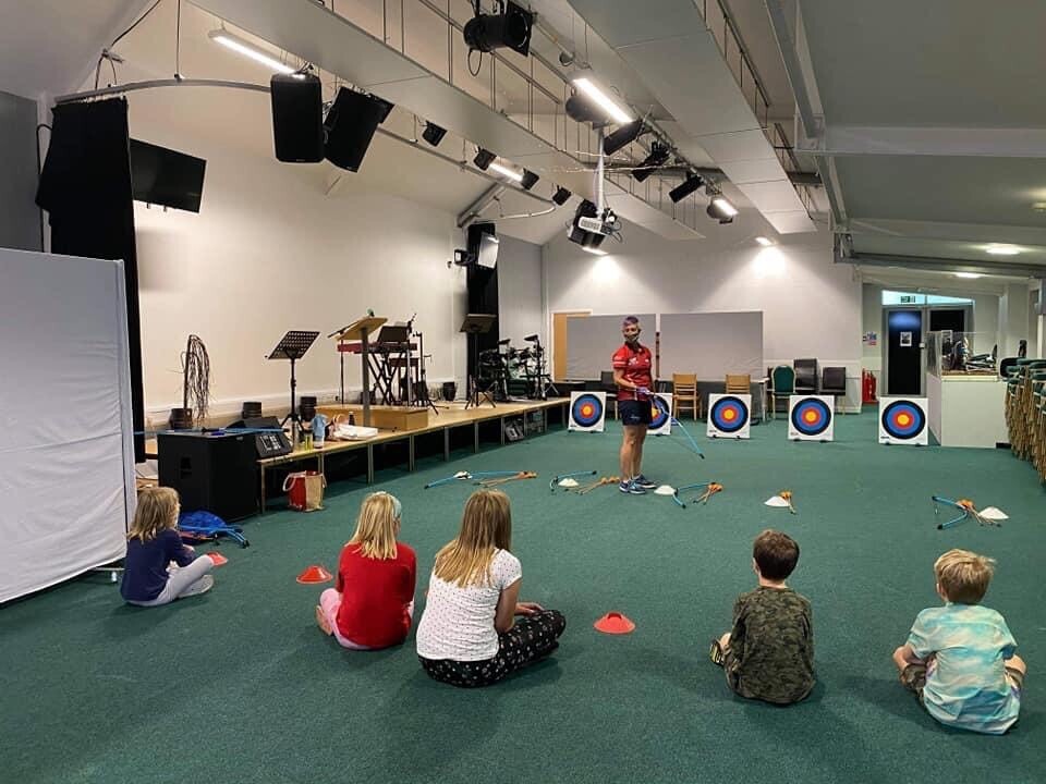 Indoor archery course